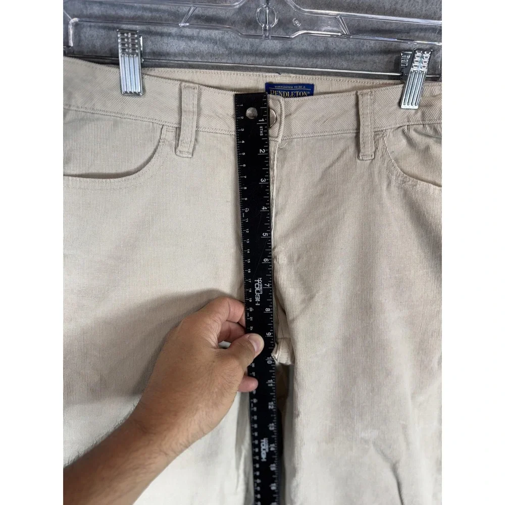 Pendleton Pants Womens 12 Straight Leg Corduroy Cotton Blend Casual Classic
